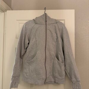Lululemon Athletica “Scuba” Heather Gray Hoodie
